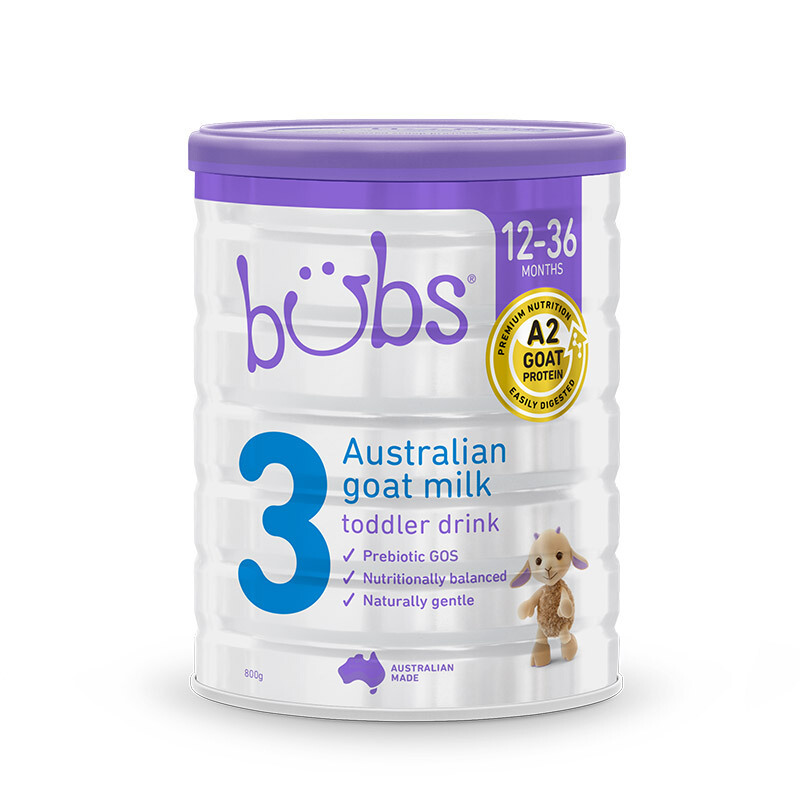 【澳洲直邮】澳洲bubs贝儿婴幼儿配方羊奶粉3段800g