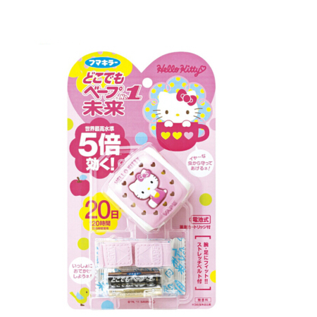 【香港直邮】日本VAPE未来儿童驱蚊手表 Hello Kitty
