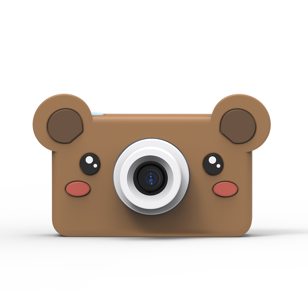 萌宝拍网红款 C1单摄卡通相机 含32G内存卡  懒小熊