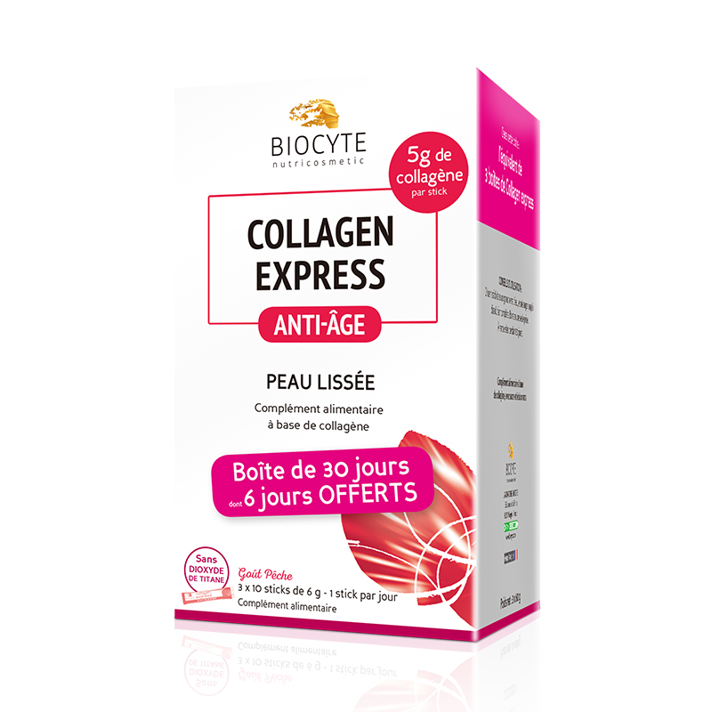 【法国直邮】法国Biocyte胶原蛋白粉30条*6g