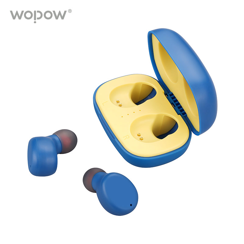 【授权商品】中国沃品（WOPOW）流氓兔联名款 蓝牙耳机  MT01  黄蓝色