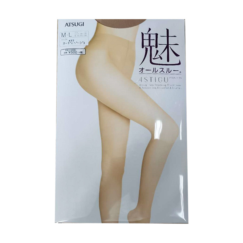 日本厚木 秋夏薄款丝袜裸米色（433） M-L适合身高150-165