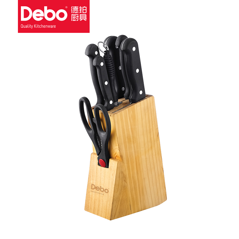 德国Debo德铂恩斯贝格套装刀具欧式不锈钢切肉菜斩骨刀磨刀棒剪刀