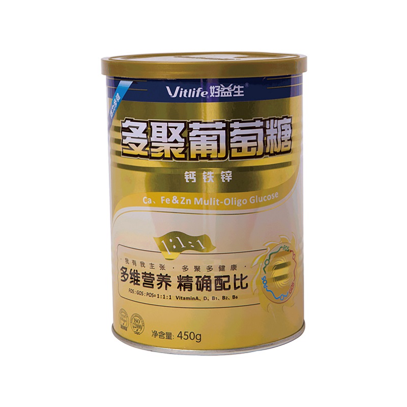 中国好益生钙铁锌多聚葡萄糖450g/罐