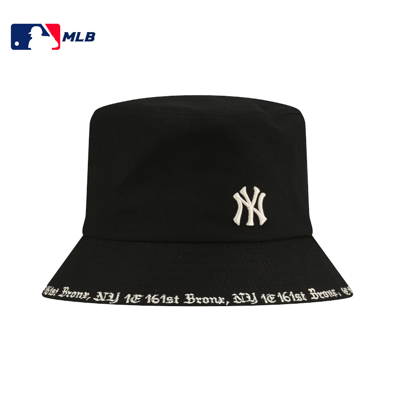 MLB 美职棒棒球水桶帽黑色白标小NY32CPHG941-50L-57