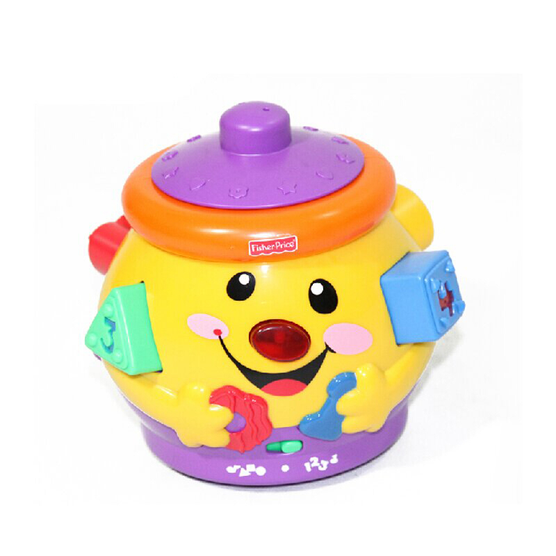 费雪(Fisher Price)小可爱曲奇罐双语婴儿益智玩具 宝宝玩具V8725