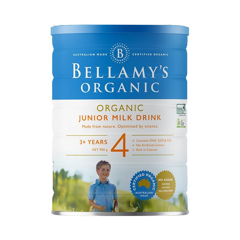 【20天必达】澳洲贝拉米4段有机奶粉900g