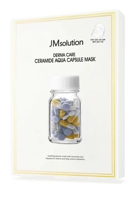 【香港直邮】韩国JMsolution 德玛神经酰胺 黄色胶囊面膜10片/盒
