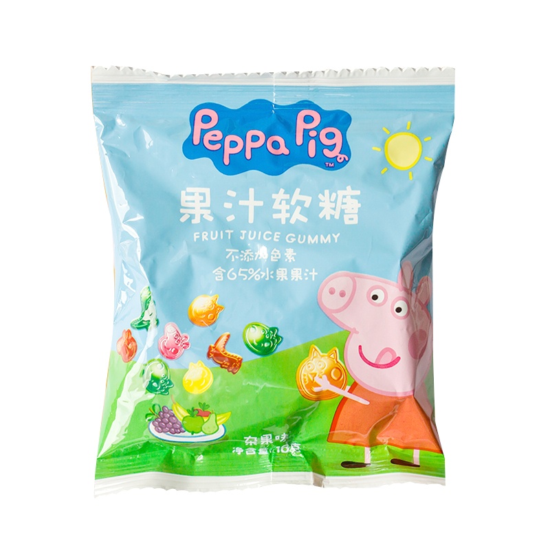 英国小猪佩奇Peppa Pig 果汁软糖（杂果）18g/袋