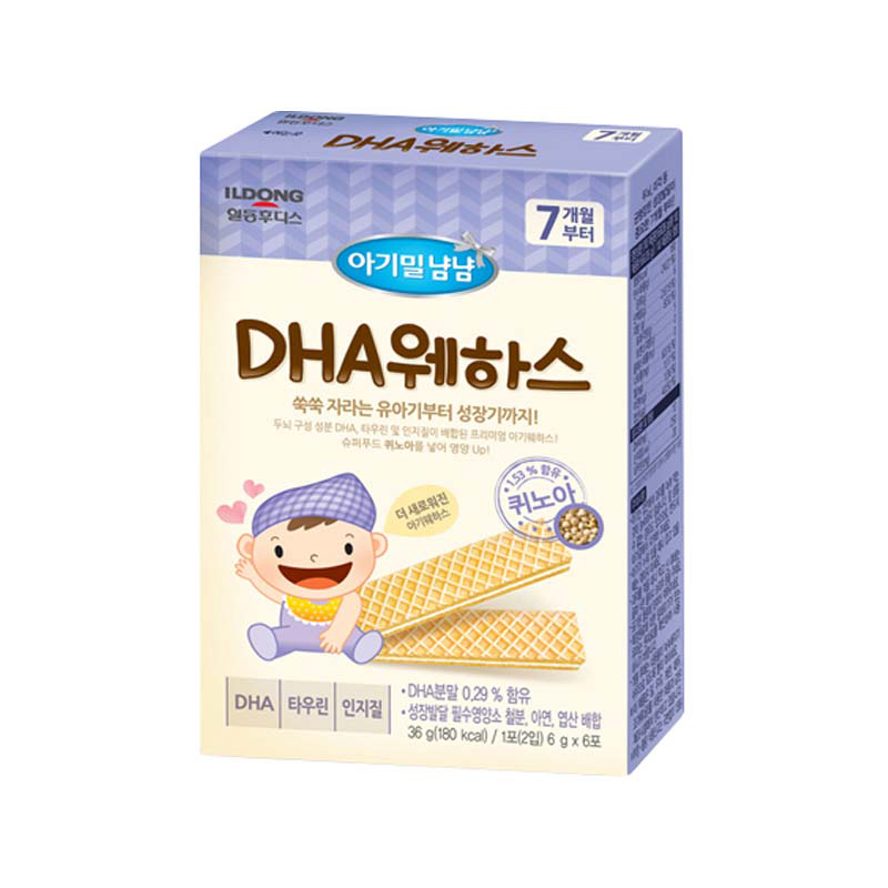 韩国进口日东福德食维夫饼干(DHA)36g