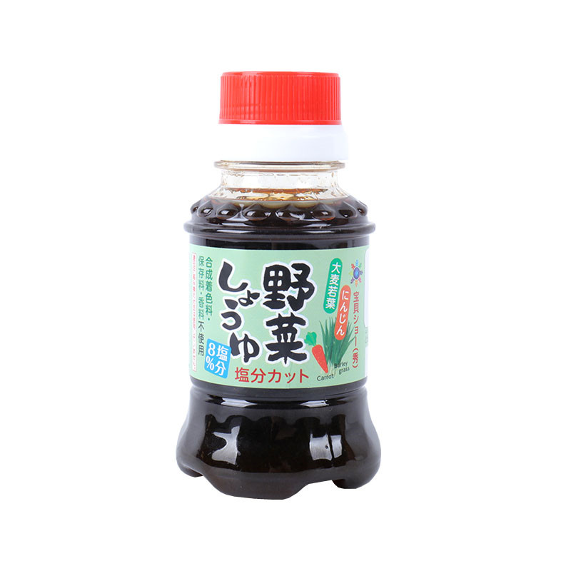 日本 宝贝秀酱油 大麦若叶蔬菜味 110ml/瓶