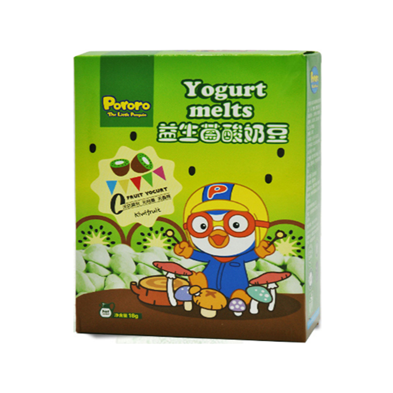 韩国啵乐乐益生菌酸奶豆猕猴桃味18克