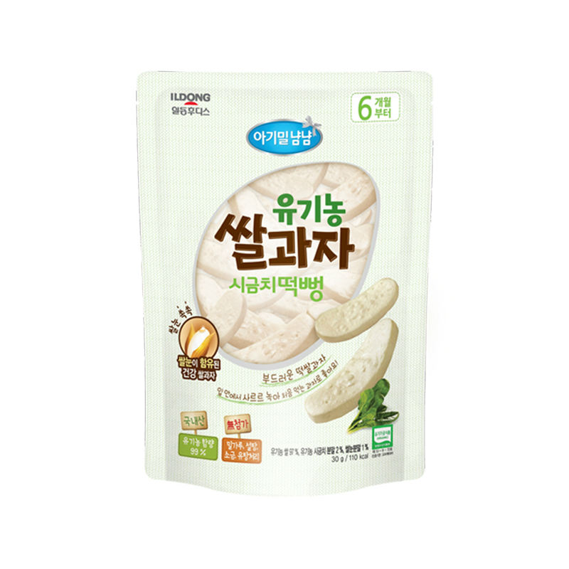 韩国日东福德食大米饼（菠菜味）30g