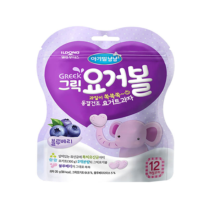 韩国日东福德食酸奶溶豆（蓝莓味）20g