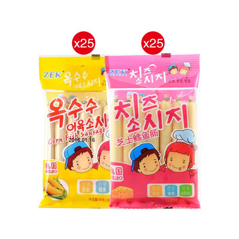 韩国ZEK鱼肠-超惠组合装7*15克