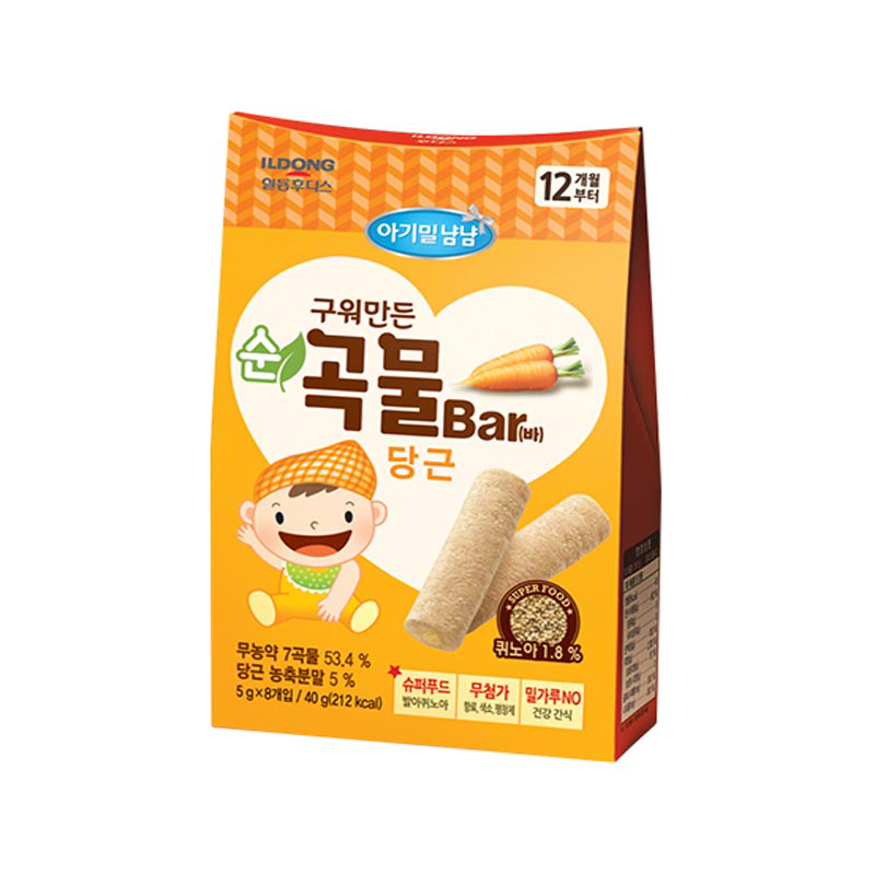 韩国日东福德食纯谷物棒(胡萝卜味)40g