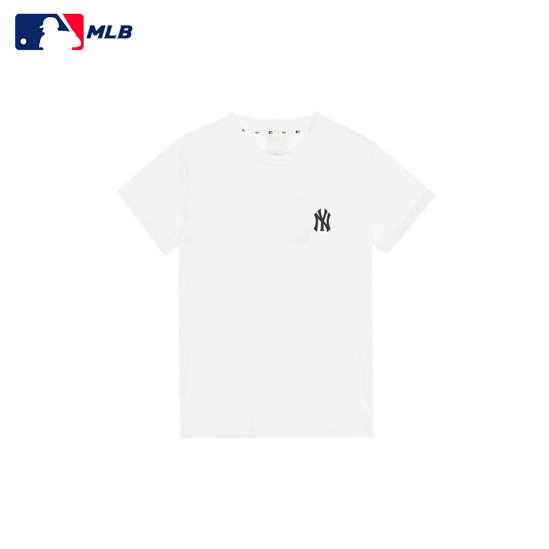 MLB T恤米奇系列短袖白色黑标NY31TSK1031-50W-S 男女同款