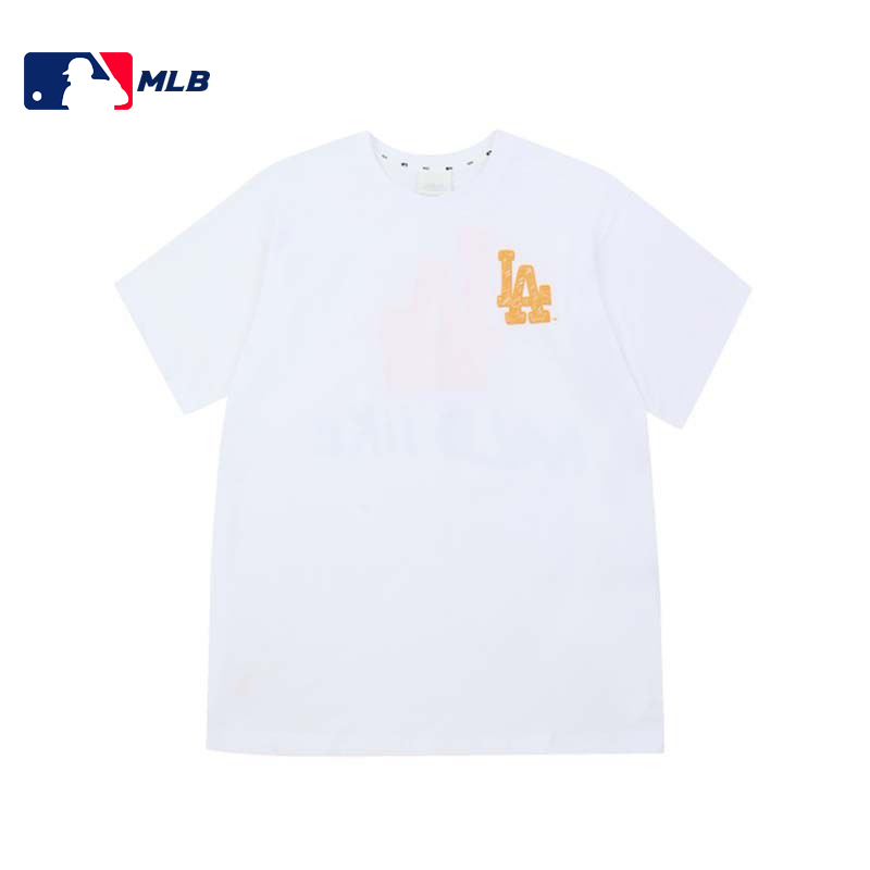 MLB T恤LIKE系列短袖白色橙标LA31TS15031-07W-L 男女同款