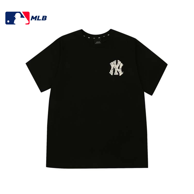 MLB T恤LIKE系列短袖黑色白标NY31TS15031-50L-S 男女同款