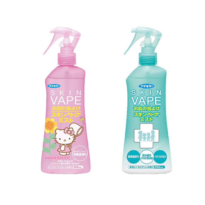 【组合装】 日本 VAPE 儿童驱蚊喷雾 粉色200ml+绿色200ml
