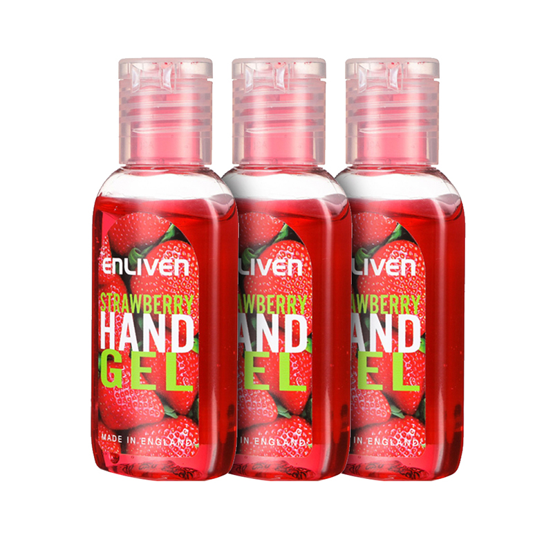 英国Enliven英莱芬抗菌免水洗手液草莓味50ml