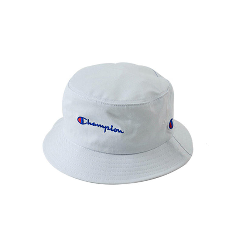 美国冠军champion白色刺绣logo渔夫帽