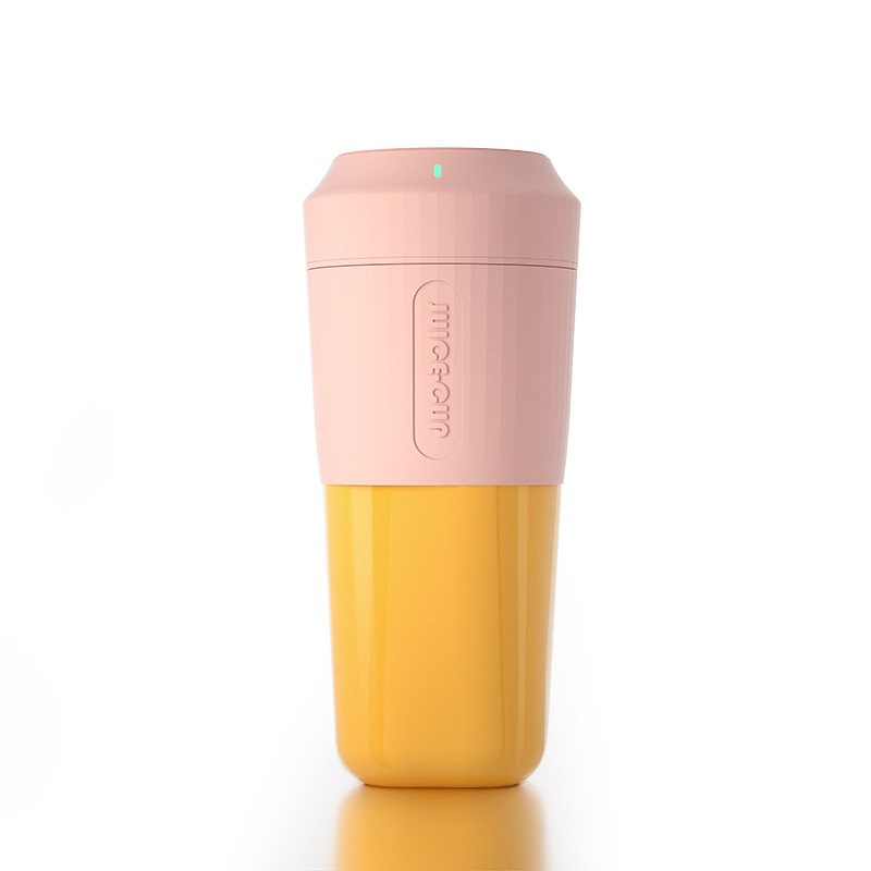永田禾品 便携充电式榨汁机小型家用榨汁杯电动果汁机迷你料理水果汁杯 粉色