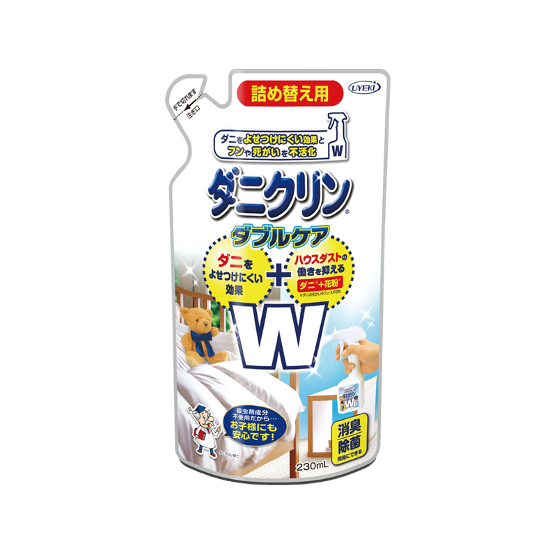 日本UYEKI除螨虫喷洒剂（双效配方）补充装除臭抑菌 230ml