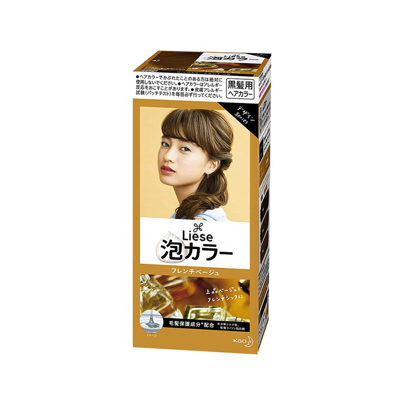 【日本直邮】KAO 花王 泡沫染发剂 法式米粽 1盒