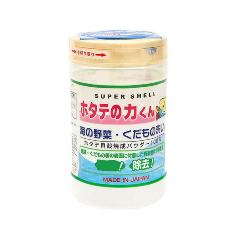 【日本直邮】MIRACLE POWER 日本汉方研究所 贝壳粉蔬果清洗剂洗菜粉 90g