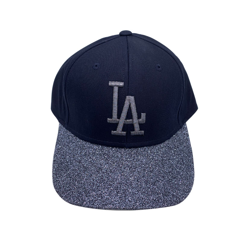 【韩国直邮】韩国MLB 黑蓝色 棒球帽 鸭舌帽 光泽单点曲线帽 32CPIN711-07N-F