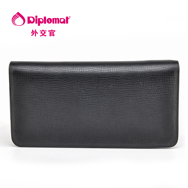 【授权商品】外交官Diplomat 黑色拉链手包DS-1268-4 黑色