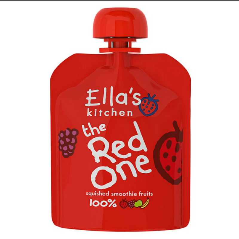英国进口艾拉的厨房Ella'sKitchen红色混合果泥90G