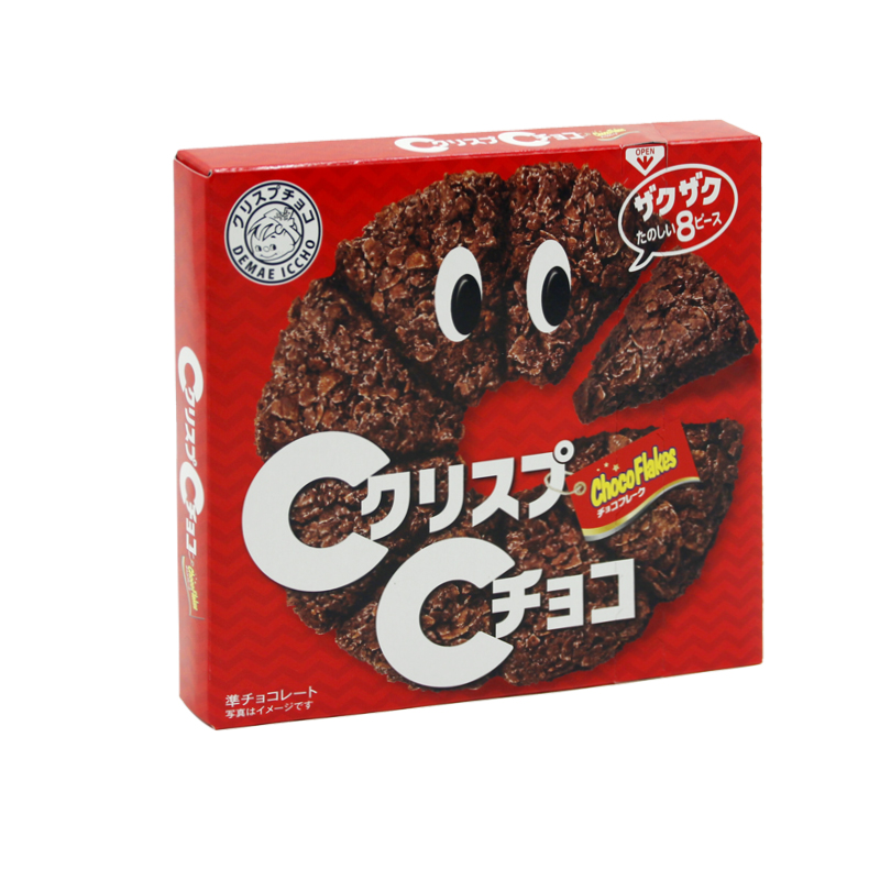 日本进口零食日清思高CISCO巧克力派松脆麦脆批威化饼干 薄脆饼干49.7g