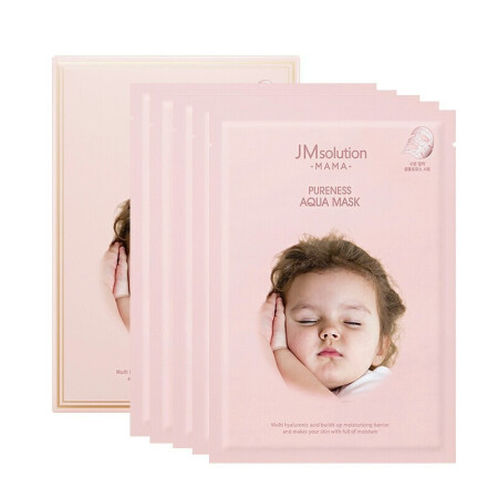 【香港直邮】 韩国/JMsolution妈妈 婴儿保湿水库面膜 1盒/10片