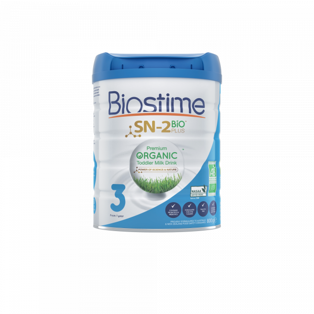 澳版biostime合生元有机益生菌配方奶粉3段800g
