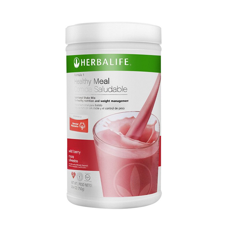 美国HERBALIFE 康宝莱 健康膳食营养代餐粉（奶昔） 草莓味 750克/瓶