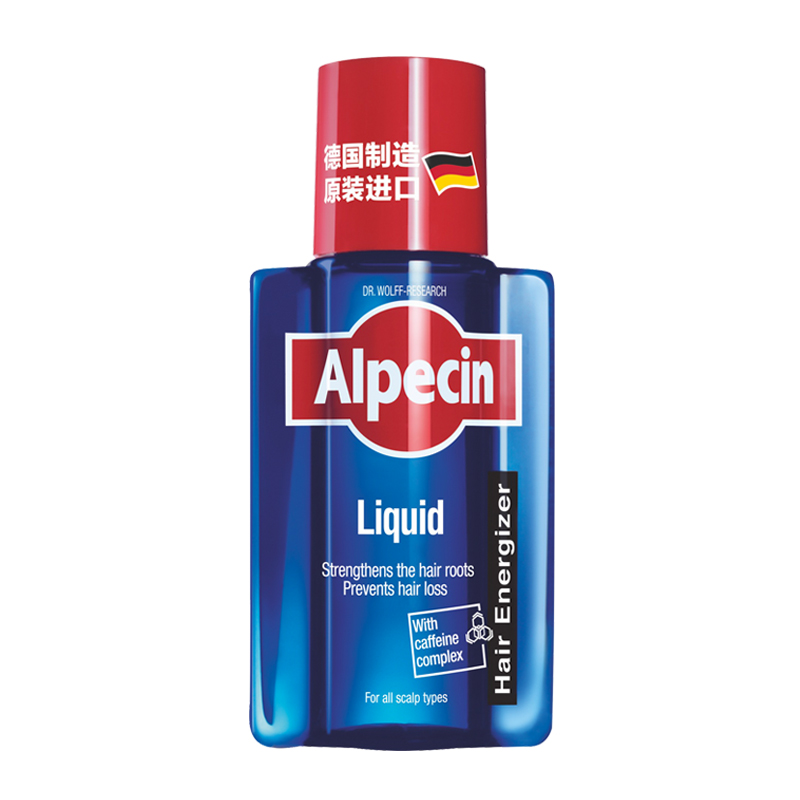 Alpecin欧倍青德国进口无硅油咖啡因防掉发男女免洗发根滋养液200ml