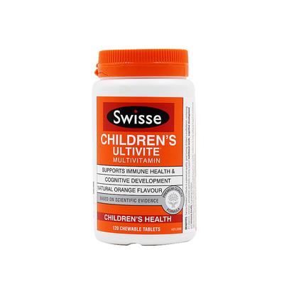 【香港直邮】澳洲Swisse斯维思 儿童复合维生素咀嚼片 120粒