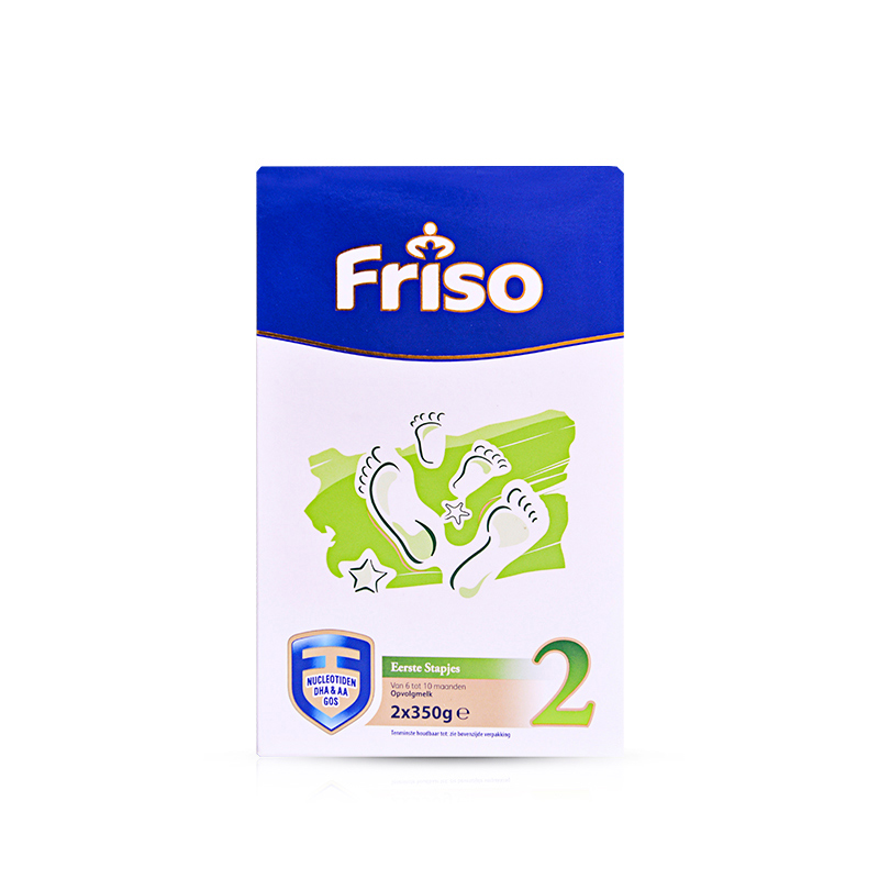 Friso美素佳儿荷兰进口较大婴儿奶粉2段适合6-12个月700g