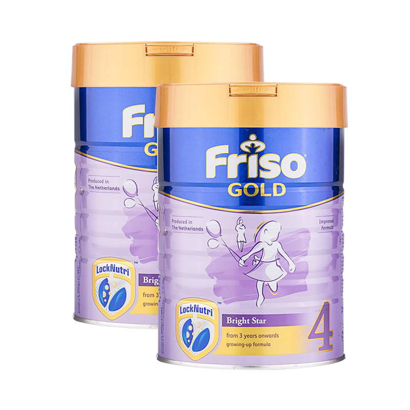 Friso美素佳儿荷兰进口新加坡版成长配方幼儿奶粉4段  （3岁以上）900g
