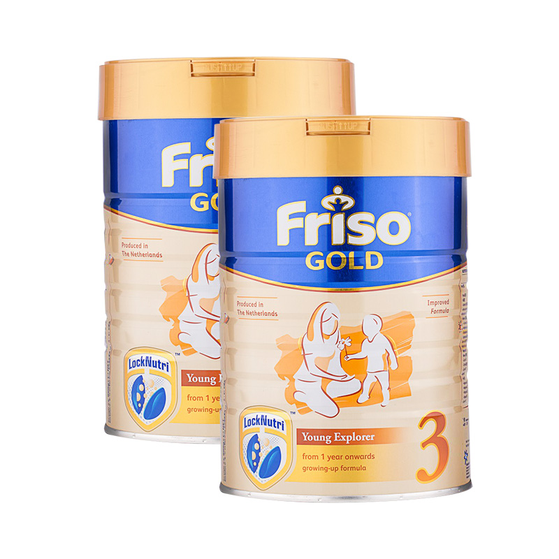 Friso美素佳儿荷兰进口新加坡版成长配方幼儿奶粉3段 （1岁以上）900g