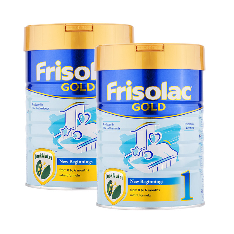 Friso美素佳儿荷兰进口新加坡版婴儿配方奶粉1段 （0-6个月） 900g