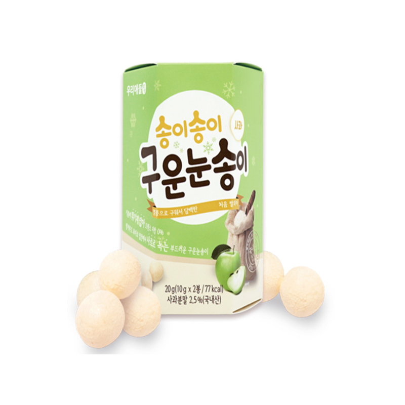 韩国原装进口宝宝饭桌糯米球(苹果味)
