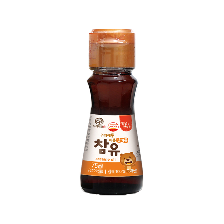 韩国原装进口宝宝饭桌芝麻香油