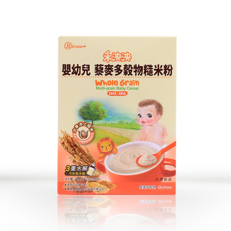 RIVSEA 禾泱泱婴幼儿 藜麦多谷物糙米粉175g