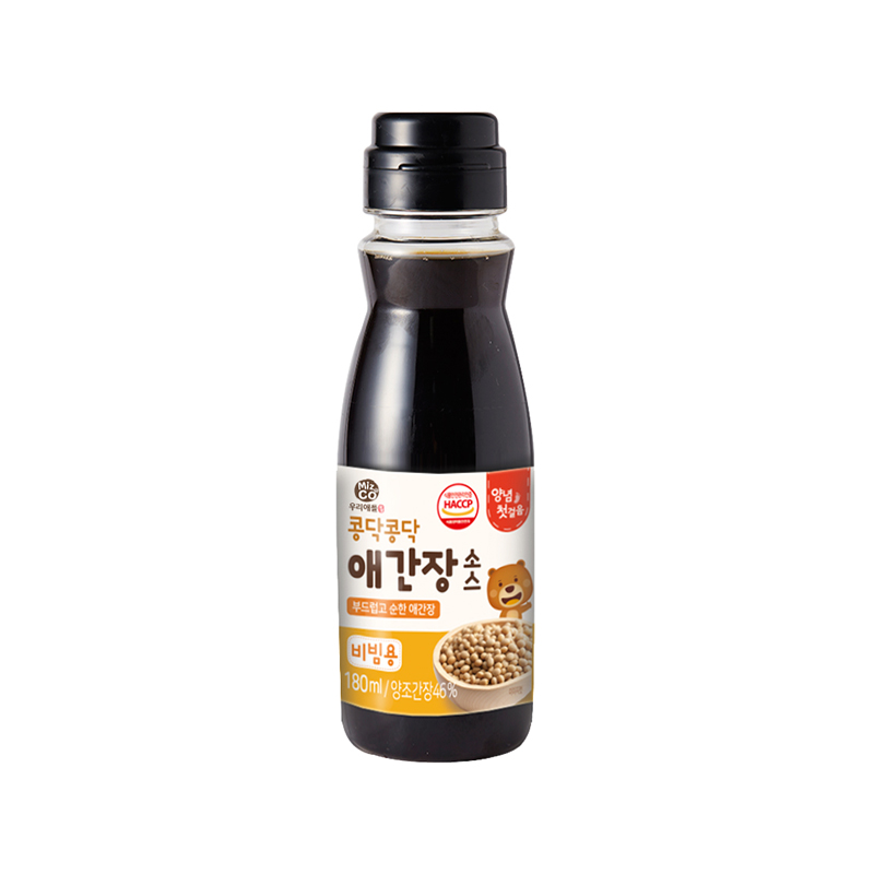 韩国原装进口宝宝饭桌拌饭酱油180ml