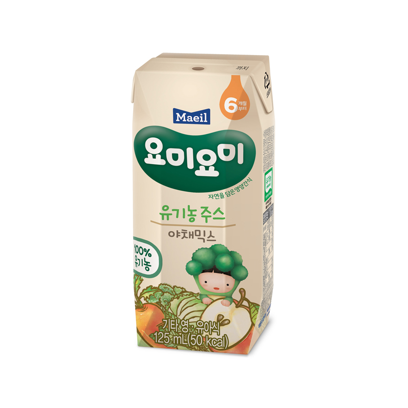 韩国原装进口每日吖咪蔬菜水果汁 (综合蔬菜) 125ml