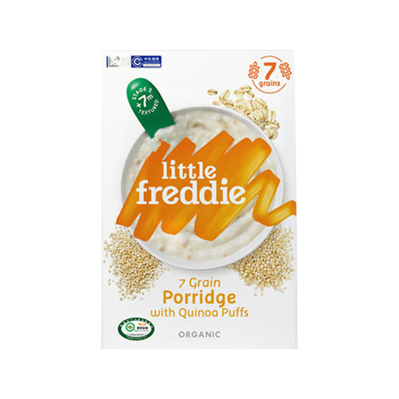 LittleFreddie小皮 含钙铁锌辅食 有机藜麦多种谷物粉