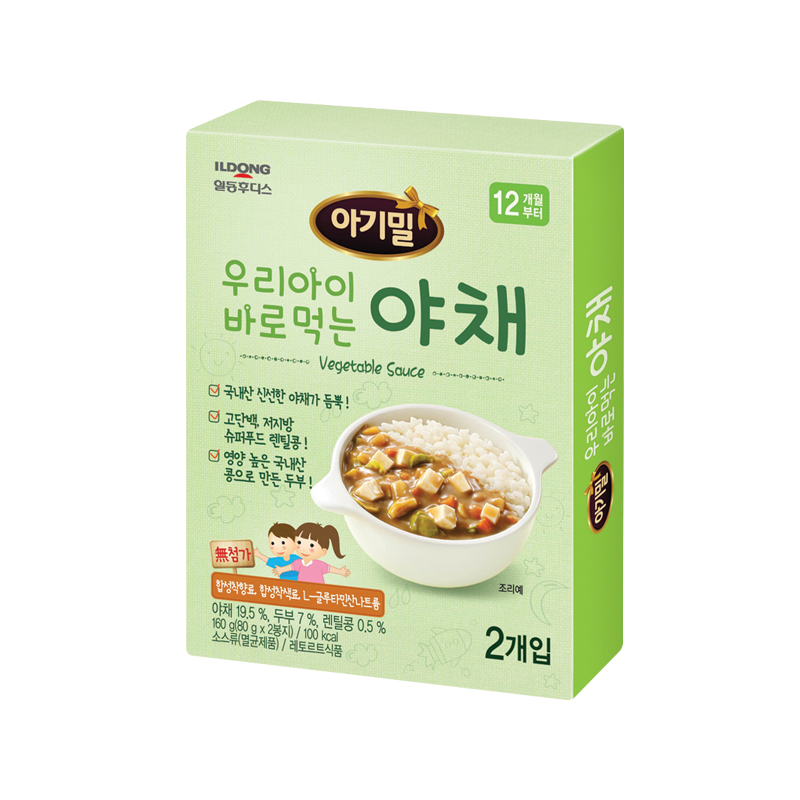 韩国原装进口日东福德食拌饭酱 （蔬菜味）160g